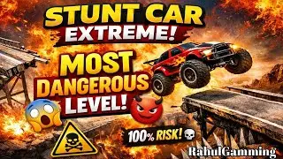 Stunt Car Extreme Hindi Gameplay | Stunt Car Extreme Extreme Level 😱 car stunt game hindi 