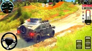 Offroad Hummer Truck Driving Game 2020 - 4x4 Jeep MUD Hill Drive - Android GamePlay #2