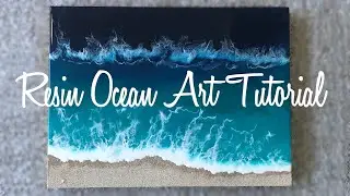 Resin Ocean Art Tutorial I Meereskunst mit Epoxidharz I Wellenwerkstatt