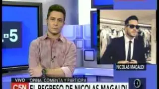 C5N -  DE1A5: NICOLAS MAGALDI REGRESA AL CANAL