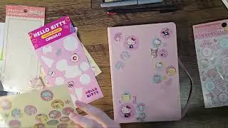 ASMR Montando meu Everything Notebook |  Papel, organização e sons relaxantes