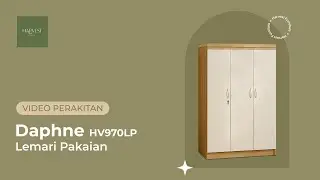 Tutorial Perakitan Lemari Pakaian 3 Pintu HV970LP