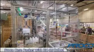 Proco Case Packer with Motoman HC-10 cobot
