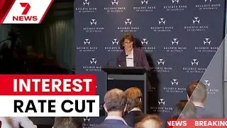 Reserve bank cuts interest rates again | 7NEWS