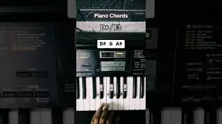 Piano Chords : D, Dm, D# #pianotutorial #suffixpiano #pianochords #shorts