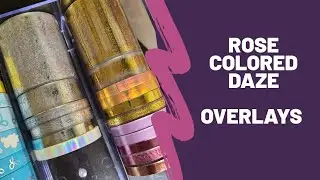 Rose Colored Daze || #fullboxoverlays #stickersoverlays
