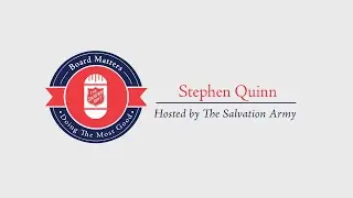 Board Matters Podcast: 12. Stephen Quinn