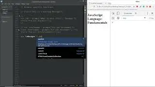 Javascript: Alert, Prompt, Confirm