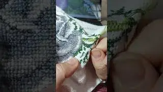 Bordando ponto cruz #pontocruz #shortsyoutube #crossstitch #shorts_ #bordadosamao #bordadeira