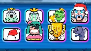 The rarest emotes EVER! 🥶🥶🥶 #clashroyale #goodwin #emotes