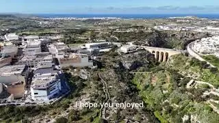 Exploring Malta - A Drone Journey  DJI Mini 4 Pro the bridge of Mosta  Breathtaking views