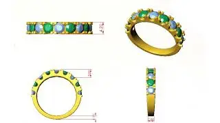 Elegance and Meaning With Green & White Stone Ring