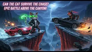 Hero Cat vs Villain Dog | Epic Mountain Chase | Cartoon Action Adventure