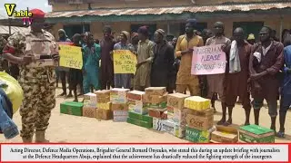 1000 Boko Haram Terrorists Surrender, 27 Killed, Arms and Ammunition Recovered DHQ