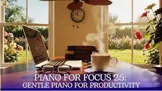 Piano for Focus 25: Gentle Piano for Productivity