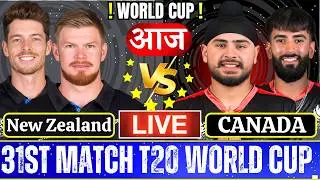 New Zealand vs Canada, 31st Match, Live Cricket Match Today, NZ v CAN T20 World Cup Live Match Today