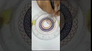 ASMR Spiral Sounds for Calm | Mesmerizing Spirograph Art! #art #shorts #spirograph #asmr #satisfying