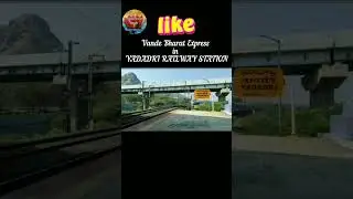 vande Bharat Express in YADADRI RAILWAY station #vandebharatexpress #yadadri #yadadribhongir
