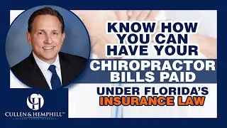 How Will My Chiropractic Bills Get Paid After My Florida Car Accident?