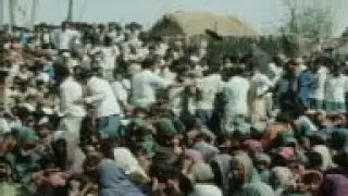 GS 6 4 83 INDIRA GANDHI ARRIVES IN ASSAM FOR A 3-DAY TOUR TO INSPECT REFUGEE CAMPS