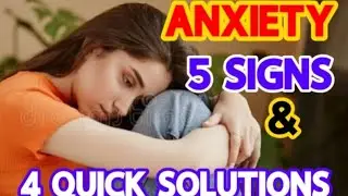 Anxiety & Depression: 5 Warning Signs + 4 Fast Solutions | Must Watch 🙏
