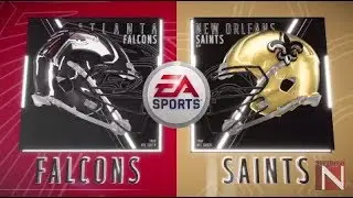 Atlanta Falcons vs New Orleans Saints Madden 19 Full Game Simulation Nation