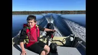 Bird hunting, target practice, and final fall boating at our camp on Moosehead Lake, Maine