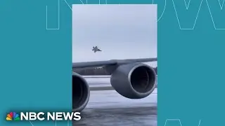 Video captures Air Force F-35 fighter jet crash at Alaska base