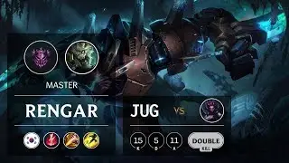 Rengar Jungle vs Elise - KR Master Patch 9.18