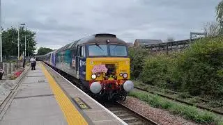 (July 31st 2025) 57307+390119 passing Burton-on-Trent 