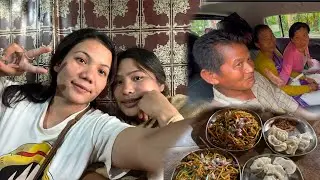Mummy papa ja rha gumnai || eating momo daily life vlog ||