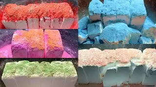 Colorful Powdery Gym Chalk Crushes | Loud ASMR Crunches | ASMR Trending