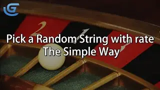 [Gdevelop] #001 Pick a Random String with rate - The Simple Way