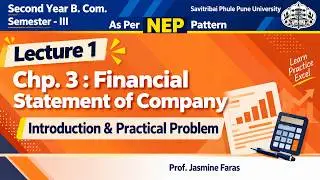 Financial Statement of Company | S.Y.B.Com Sem 3 | NEP| SPPU | Intro & Practical Problem