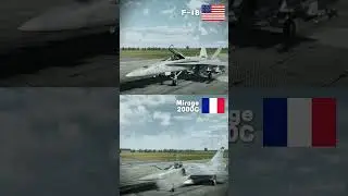 US F/A-18C Super Hornet vs. French Mirage 2000 Fighter Jet Cannon Recoil Comparison #warthunder