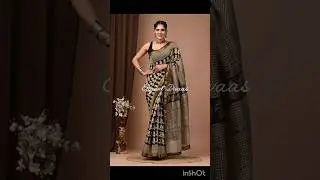 Pure Maheshwari Silk Sarees#Hand block printed Sarees#Bagru print