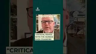 &ldquo;Critical issues&rdquo; with the agreed Gaza ceasefire