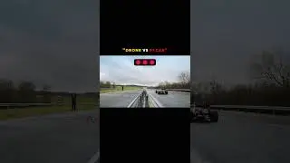 Drone vs F1 car 💀🏁