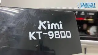 KIMI KT-9800 Punch Card Machine Setting Colour Red Black Merah Hitam Setting Time Recorder