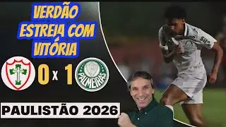 OSCAR ULISSES Portuguesa 0x1 Palmeiras  R&aacute;dio Globo/CBN Paulist&atilde;o 2026