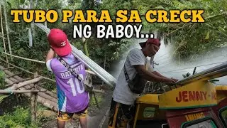 TUBO PARA SA INAHIN NA BABOY || GAGAWA NG CRECK