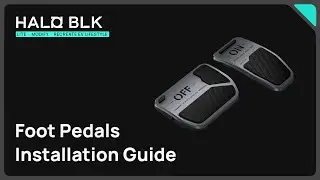HALOBLK Alloy Pedal Installation Instruction