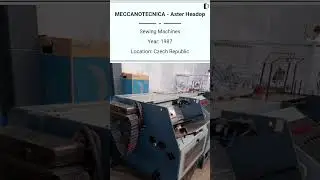 Used Sewing Machine | MECCANOTECNICA - Aster Headop for SALE @Machinedalal