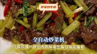 Fully automatic stir fry machine with multiple recipes, one click to produce chef's standard dis