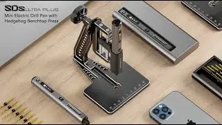 SDS ULTRA PLUS - Mini Electric Drill Pen & Benchtop Press