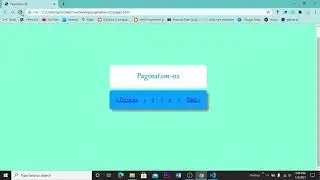 Pagination tutorial using HTML and CSS(Part-03)| Simple & easy tutorial for beginners.
