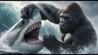 New Film Trailer! King Kong battles the Megalodon shark l Phim KingKong