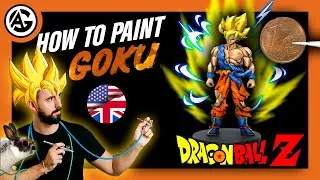 Painting DBZ Goku miniature (25mm) - Dragon ball Z