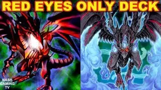 YuGiOh Duel Links Deck - Red Eyes Black Zombie Dragon Only Deck