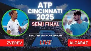 Alexander Zverev vs Carlos Alcaraz Live Scores: ATP Cincinnati Open 2025 - Semi Finals